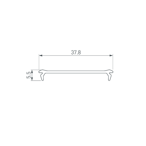 Экран ALM-FLAT-S-2020 CLEAR прозрачный (Arlight, Пластик)