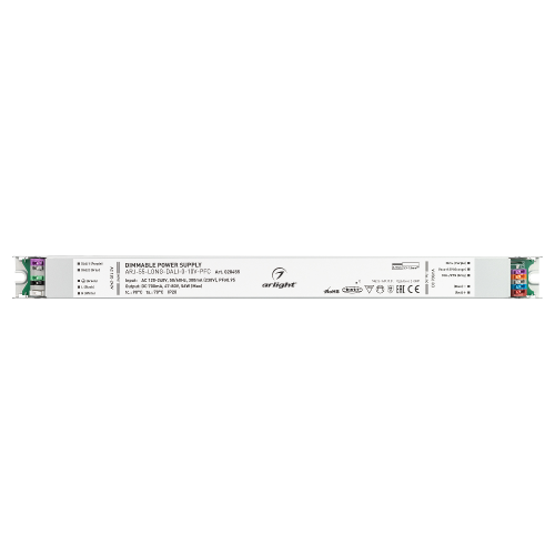 Блок питания ARJ-55-LONG-DALI-0-10V-PFC (56W, 700mA) (Arlight, IP20 Металл, 7 лет)