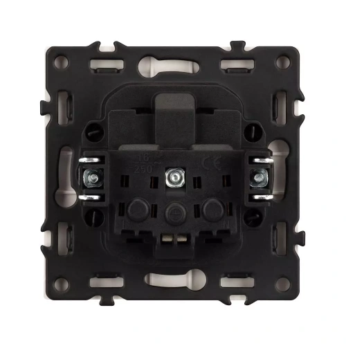Механизм розетки влагозащищённый SCT-NOBE-MCP-SFPL-GD (230V, 16A) (Arlight, Золотой песок)