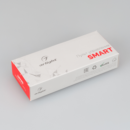 Пульт SMART-R24-DIM Black (4 зоны, 2.4G) (Arlight, IP20 Пластик, 5 лет)