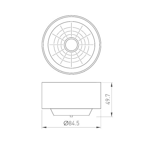 Рефлектор с посадочным кольцом LGD-REFLECTOR-RING-R85 (WH) (Arlight, Металл)