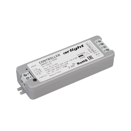 Контроллер SMART-RGB-SET-RING (12-24V, 3x3A, ПДУ 2.4G) (Arlight, IP20 Пластик, 5 лет)