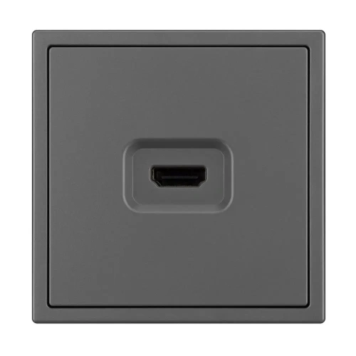 ARL NOBE Розетка HDMI софт-тач серый базальт SCT-MHD1-SFPL-GR (Arlight, -)