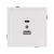 Механизм USB розетки SCT-TENDO-MUAC-PL-WH (5V, 3A, QC3) (Arlight, Белый) Механизм USB розетки SCT-TENDO-MUAC-PL-WH (5V, 3A, QC3) (Arlight, Белый)