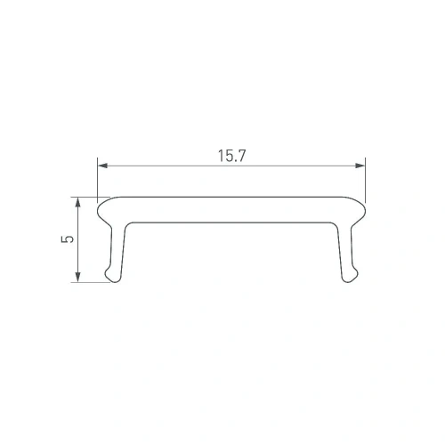 Экран призматический LINE-W16-2000 OPAL (Arlight, Пластик)