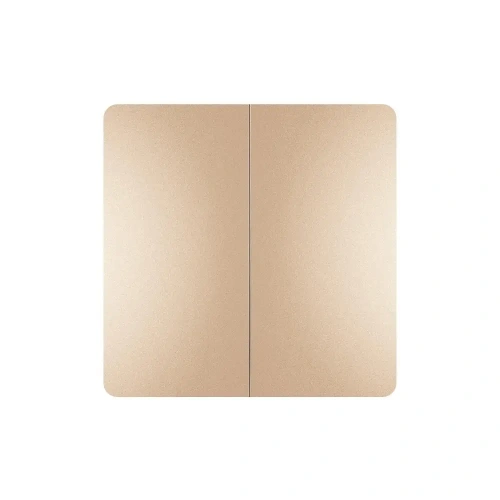 INTELLIGENT ARLIGHT Кнопочная панель KINETIC-801-22-2G-WP-SUF Gold (No battery, IP67, 433Mhz) (IARL, IP67 Пластик, 3 года)