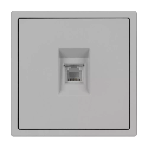 Механизм телефонной розетки SCT-NOBE-MTL1-SFPL-IS (RJ-11, 4C) (Arlight, Никель)