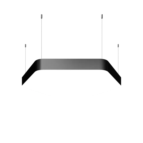 Hexagon Soft 700x606x350 h80 50Вт 4000К 90Ra Черный