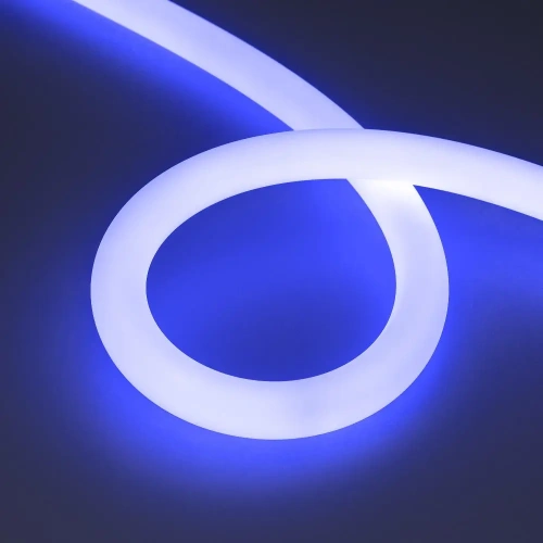 Лента герметичная MOONLIGHT-TOP-F280-D25mm 24V RGB 360deg (14.4 W/m, IP65, 3535, 5m, wire x1) (Arlight, Вывод прямой, 3 года)