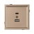Механизм USB розетки SCT-TENDO-MUAC-PL-GD (5V, 3A, QC3) (Arlight, Песочный)