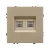 ARL NOBE Розетка компьютерная двойная софт-тач золотой песок SCT-MPC2-SFPL-GD (2хRJ-45, CAT6) (Arlight, -) ARL NOBE Розетка компьютерная двойная софт-тач золотой песок SCT-MPC2-SFPL-GD (2хRJ-45, CAT6) (Arlight, -)