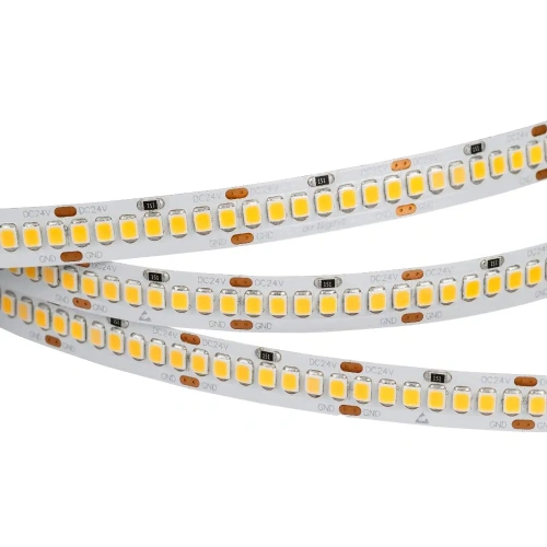 Лента RT 2-5000 24V White6000 10mm (2835, 252 LED/m, LUX) (Arlight, 10 Вт/м, IP20)