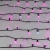 Светодиодная гирлянда ARD-STRING-CLASSIC-10000-BLACK-100LED-FLASH PINK (230V, 7W) (Ardecoled, IP65, 1 год)
