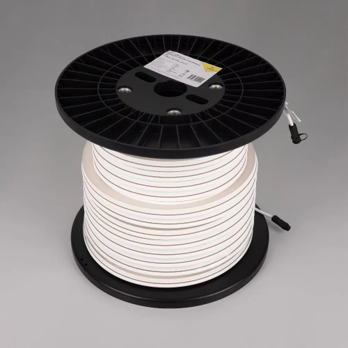 Лента герметичная MOONLIGHT-PRO-SIDE-X320-20x20mm 48V Warm3000 (10 W/m, IP67, 30m, wire x2) (Arlight, Вывод боковой, 7 лет)