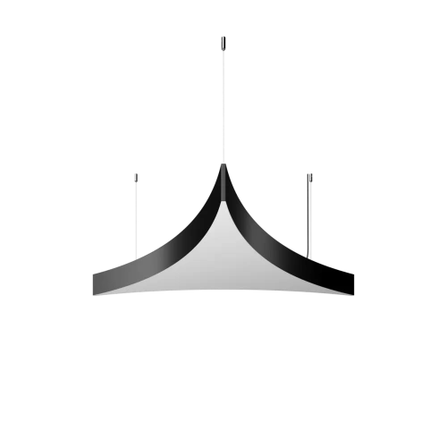 Trigon Arc In 500x500x500 h80 20Вт 4000К 90Ra Черный