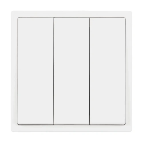 ARL NOBE Выключатель 3 кл софт-тач белый кварц SWT-MK03-SFPL-WH (250V, 10A) (Arlight, -)