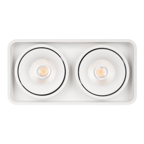 Светильник SP-CUBUS-S195x100-2x8W Warm3000 (WH, 45 deg, 230V) (Arlight, IP20 Металл, 3 года)