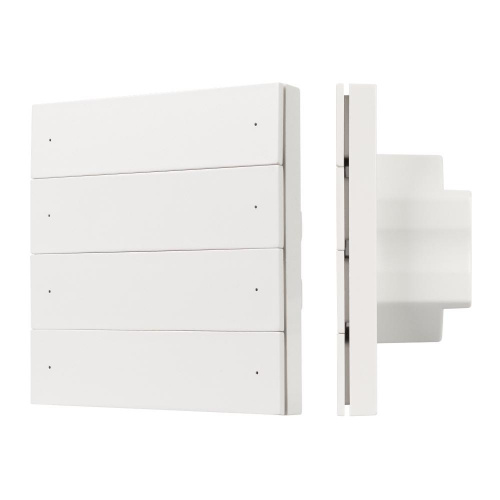 INTELLIGENT ARLIGHT Кнопочная панель SMART DALI-301-22-8K-D2-IN White (BUS, Frameless) (IARL, IP20 Пластик, 5 лет)