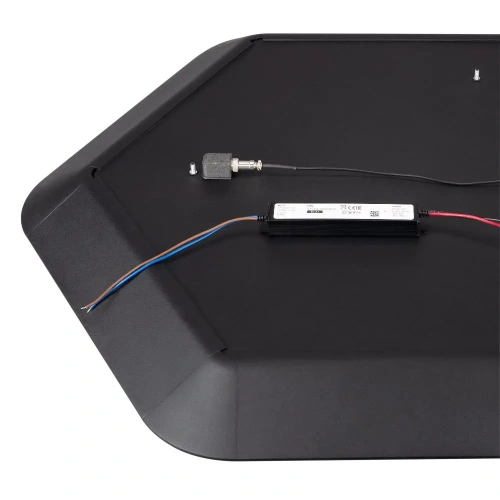 Светильник SP-TIARA-SLIM-HANG-H50-L800x720-75W Day4000 (BK, 160 deg, 230V) IP33 (Arlight, Металл)