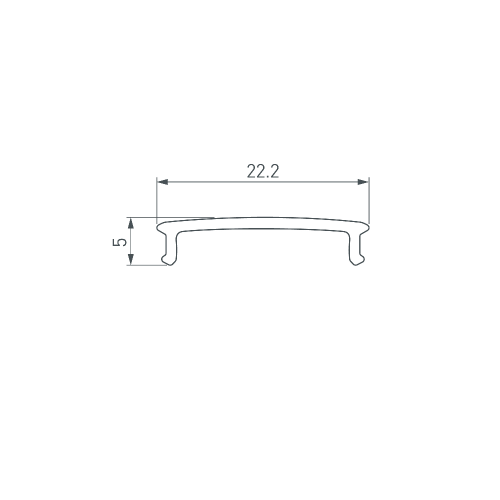 Экран FANTOM-W20-BEVEL-2000 OPAL (Arlight, Пластик)