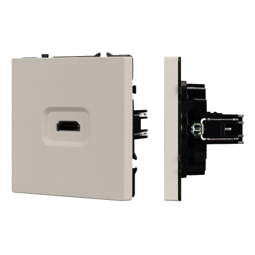 ARL NOBE Розетка HDMI софт-тач кашемир SCT-MHD1-SFPL-CA (Arlight, -)