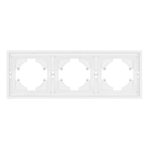 Рамка пластиковая FRM-TENDO-SFPL-3-WH (Arlight, Матовый белый)