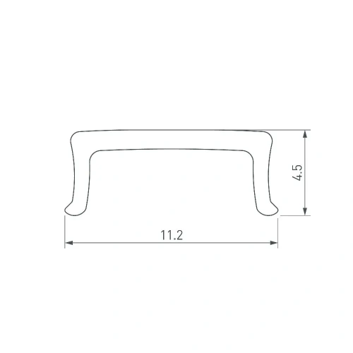 Экран призматический FANTOM-W12-2000 BLACK (Arlight, Пластик)