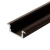 Профиль LINE-2308-F-2000 ANOD BROWN DEEP (Arlight, Алюминий)