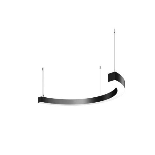 Ring Half d400 h60 w50 12Вт 4000К 90Ra Черный