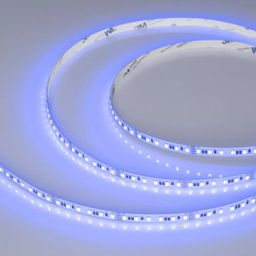 Лента RT-A120-8mm 24V RGB (12 W/m, IP20, 5m) (Arlight, 5 лет)