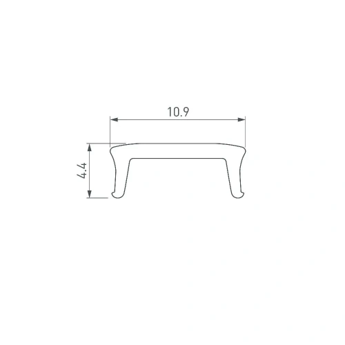 Экран FANTOM-W12-10000 OPAL (Arlight, Пластик)