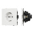 Механизм электрической розетки SCT-TENDO-MEU1-SFPL-WH (230V, 16A) (Arlight, Матовый белый)