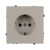ARL NOBE Розетка зк со шторками софт-тач кашемир SCT-MEU-SFPL-CA (250V, 16A) (Arlight, -)