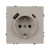 ARL NOBE Розетка зк со шторками с USB тип А+С софт-тач кашемир SCT-MUAC-SFPL-CA (250V, 16A) (Arlight, -)
