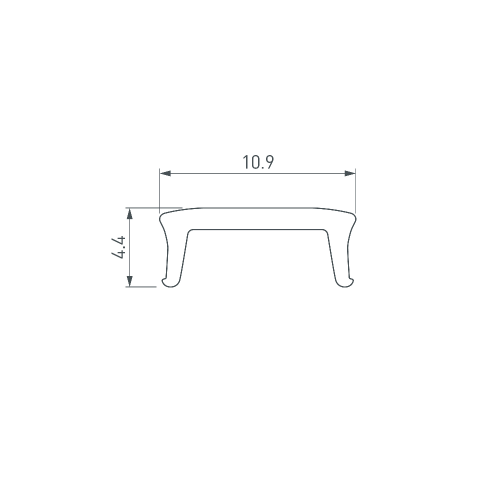 Экран FANTOM-W12-2000 OPAL (Arlight, Пластик)