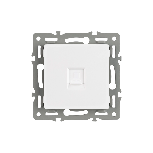 Механизм компьютерной розетки SCT-MPC1-PL-WH (RJ-45, CAT6) (Arlight, -)