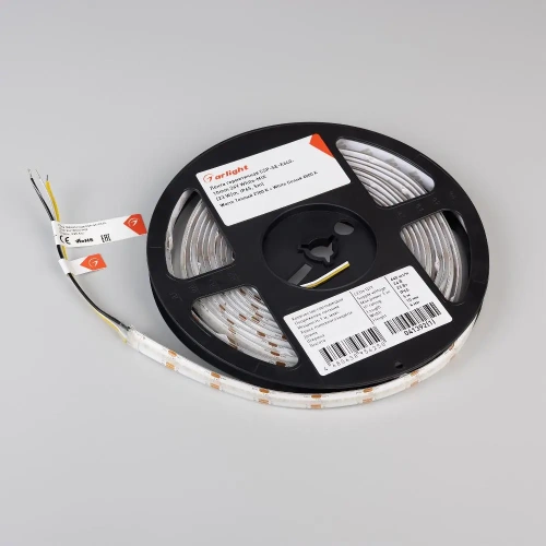 Лента герметичная CSP-SE-X640-10mm 24V White-MIX (23 W/m, IP65, 5m) (Arlight, Изменяемая ЦТ)