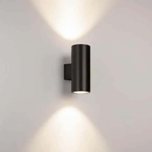 Светильник настенный LGD-WALDER-R106-2x18W Day4000-MIX (Черный, 40 deg, 230V) (Arlight, IP65 Металл, 5 лет)