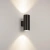 Светильник настенный LGD-WALDER-R106-2x18W Day4000-MIX (Черный, 40 deg, 230V) (Arlight, IP65 Металл, 5 лет)