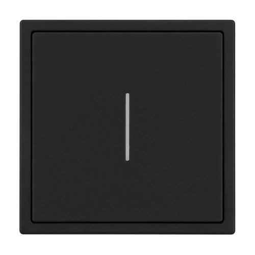 Механизм звонкового выключателя LED SWT-NOBE-MKR1-SFPL-L-BK (230V, 10A) (Arlight, Черный оникс)