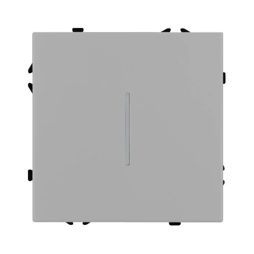 ARL NOBE Выключатель 1 кл подсветка софт-тач никель SWT-MK01-SFPL-L-IS (250V, 10A) (Arlight, -)