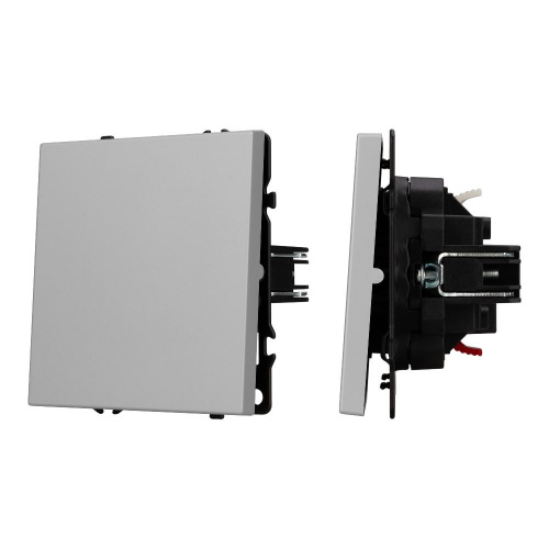 Механизм выключателя одноклавишный проходной SWT-NOBE-MKP1-SFPL-IS (230V, 10A) (Arlight, -)