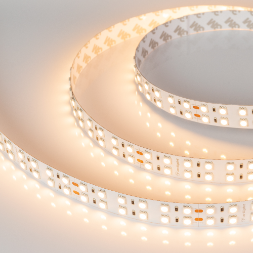 Лента RT 2-5000 24V Warm2700 2x2 (5060, 720 LED, LUX) (Arlight, 34.4 Вт/м, IP20)