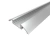 Профиль алюминиевый для порогов LC-LPP-0636-2 Anod
