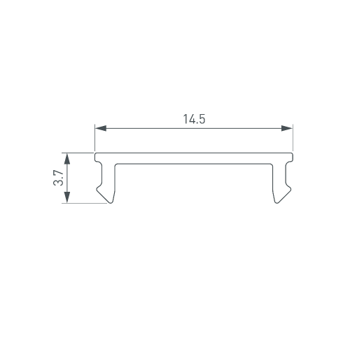 Экран SL-KANT-H18-2000 FLAT OPAL (Arlight, Пластик)