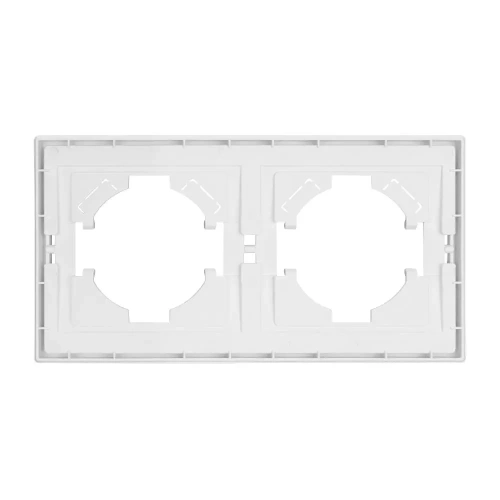 Рамка пластиковая FRM-TENDO-PL-2-WH (Arlight, Белый)