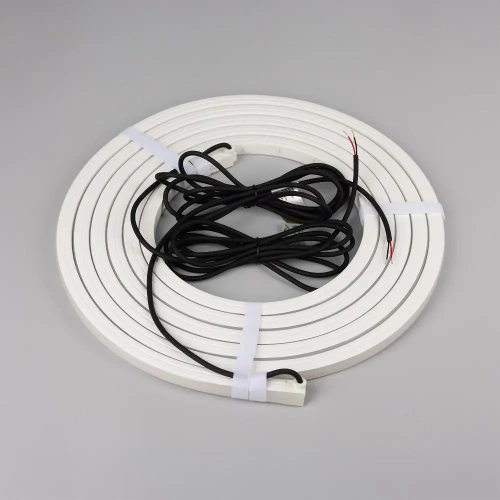 Лента герметичная NOVA-TOP-PU-A120-16x15mm 24V Warm3500 (10 W/m, IP68, 5m, wire x2) (Arlight, Полиуретан)