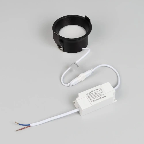 Светильник MS-BREEZE-BUILT-R82-9W Warm3000 (BK, 80 deg, 230V) (Arlight, IP20 Металл, 5 лет)