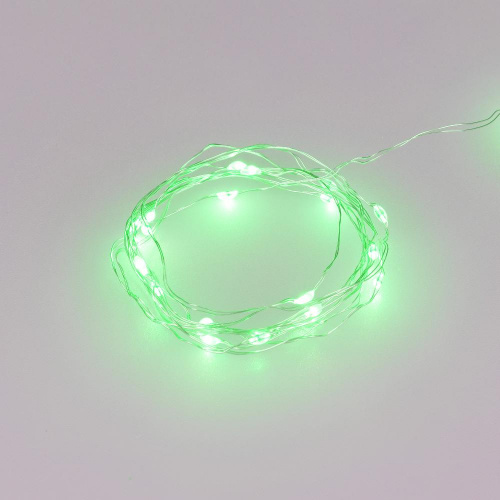 Светодиодная гирлянда ARD-DEW-HOME-2000-CLEAR-20LED-STD Green (1.5V, Battery Pack, Cork) (Ardecoled, IP20)