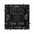 Механизм выключателя двухклавишный перекрёстный SWT-NOBE-MKX2-SFPL-BK (230V, 10A) (Arlight, Черный оникс)